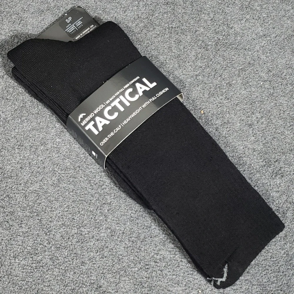 Darn Tough Tactical T450 Socks‎ Unisex Small Black Merino Wool OTC Full Cushion